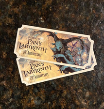 (2) Pan's Labyrinth 20th Anniversary Commemorative Tickets - Guillermo del Toro picture