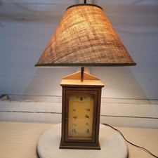 Vintage Charles F Orvis Fly Fishing Table Lamp Display Fishing Flies Working picture