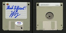 Steve Woz Wozniak SIGNED Apple HD High Density Disk + INSC MAC PSA AUTOGRAPHED picture