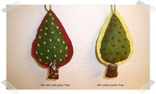 Felt Tree Ornament/ Assorted Shapes & Colors/Handmade picture