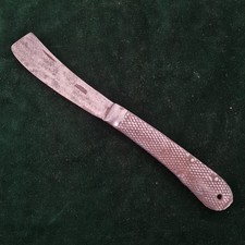 Vintage antique all steel  Sheffield knife stamped working folding knife 9