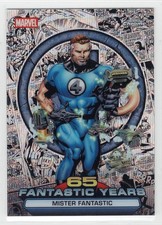 2026 Topps Chrome Marvel 65 Fantastic Four Years Refractor Insert Card #FY-01 picture