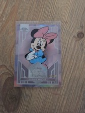 2023 Topps Chrome Disney 100 Minnie Mouse Pink Refractor /399 #23 Color Match picture