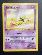 Sabrina's Abra | 93/132 | 1st Edition | Gym Challenge | Common |  NM/LP picture