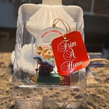 Vintage Trim A Home Collectible Tree Charm Mouse Hanging Christmas Ornament NWT picture