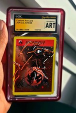 Pokemon Charizard Sketch By Jon Lo - CGC GRADED ART AUTHENTIC picture