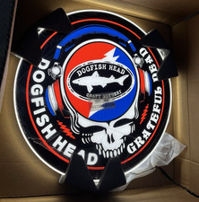 Dogfish Head x Grateful Dead Round Lighted LED Light Measures 24” Round picture