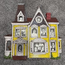 Vintage SYROCO #9270 Victorian Gothic House Picture Frame Halloween Colored picture