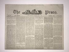 NEWSPAPER REPRINT - General Custer (B) - July 8 & 10, 1876 picture