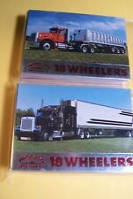 18 WHEELERS Series 1 Set  trading card set  Semis Big Rigs picture