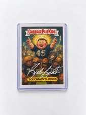 Rudy Ruettiger Signed Auto Custom Garbage Pail Style Card Touchdown Jesus COA picture