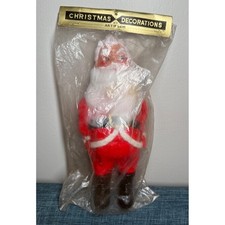 Vintage Artiflor Santa Claus Christmas Decoration Japan Original Package MCM picture