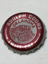Vtg. Adolph Coors Oklahoma Twist Cap picture