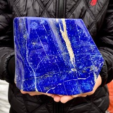 4.03LB TOP Natural Lapis Lazuli jasper quartz crystal Furnishing articles picture