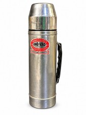 Uno-Vac Vintage Stainless Steel Thermos Flask picture
