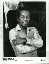 1978 Press Photo Singer Lou Rawls to perform at Theater of Performing Arts picture