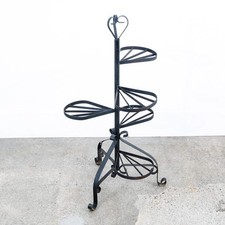 Mid Century Modern Plant Stand Garden Metal Wrought Iron Vintage Outdoor Indoor picture