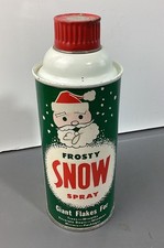 RARE Vintage Christmas Frosty Snow Spray Can picture