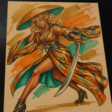 Sundance Original Art Print Signed 8.5x11 | Art by Keyeske picture