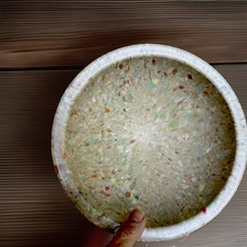 Vintage Texas Ware 8” Confetti Speckled Bowl Beige Confetti #111 picture