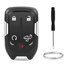 5 Button Empty Key Fob Shell for 2019-2022 Chevy Silverado GMC Sierra Acadia picture