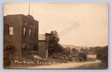 J99/ Coalburg Ohio RPPC Postcard c10 Main St Hubbard K of P Store Trumbull 379 picture