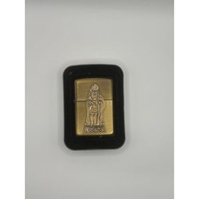 1996 Barrett Smythe Cigar Store Indian Solid Brass Zippo Lighter New In Box Rare picture