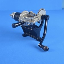 Vintage Hand Crank Dowel Rod Turning Machine Cutting Pool Cue Dowel Maker. picture
