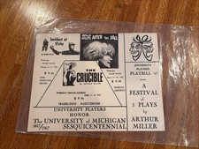 Trueblood Auditorium Promo Poster, University of Michigan 1967 
