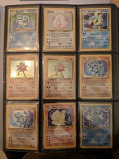 Vintage Pokemon Cards 170+ WOTC Base Jungle Fossil Rocket Holos Blastoise picture