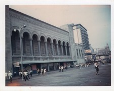 1969 VINTAGE POLAROID PHOTO BOARDWALK ATLANTIC CITY NJ CONVENTION HALL picture