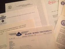 ROSCOE TURNER AVIATION PIONEER 11 LETTERS OF CONDOLENCE & TRIBUTE ON HIS DEATH picture