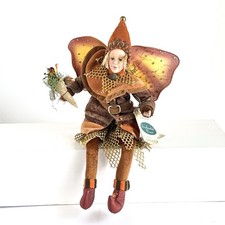 Winward Harvest Fairy Man Enchanted Ones Doll Gold Tones 13” Whimsical Folklore picture