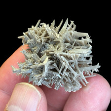 Cerussite Crystal Cluster on Galena Matrix Natural rare Mineral Display Specimen picture