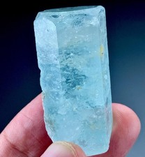 146 CT Terminated Natural Top Quality Aquamarine Crystal From Skardu Pakistan picture