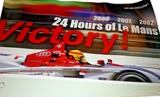 NEW Audi 24 hours of Le Mans Victory Poster 23x34