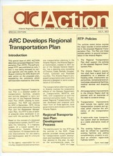 1976 Retro Vintage Flyers Set 3 Atlanta Regional Comission ACTion Staff Plans picture