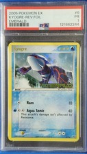 Pokemon PSA 1 Kyogre 006 Reverse Holo Emerald picture