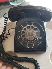 Retro Black Bell Systems Western Electric Rotary Desk Phone Telephone  picture