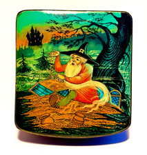 VTG Mstera Russian Lacquer Box 1999yr picture