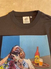 Premium YEBISU x Hirohiko Araki Black Graphic Sweatshirt S Size picture