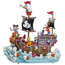 DISNEY ANIMATED PIRATE SHIP WITH LIGHTS & MUSIC 1784945 *DISTRESSED PKG picture
