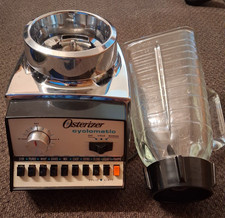 VINTAGE OSTERIZER CYCLOMATIC SOLID STATE MODEL 677 A 10 PUSH BUTTONS WORKS picture