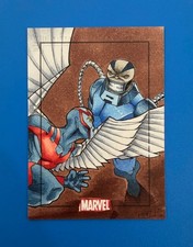 2010 Rittenhouse Marvel Heroes Villains Sketch Apocalypse Archangel Richard Cox picture