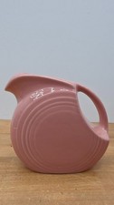 Retired FiestaWare Fiesta Vintage Large Disc Pitcher Pink Rose picture
