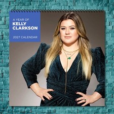 Kelly Clarkson 2027 Wall Calendar 12 Month Celebrity Photo Fan Collectible picture