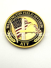 F88 ATF WASHINGTON FIELD DIVISION Explosives Police CHALLENGE COIN picture