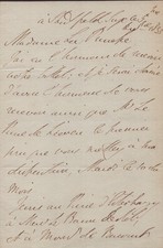 DUKE (ARTHUR WELLESLEY) OF WELLINGTON (GREAT BRITIAN) - AUTOGRAPH LETTER SIGNED picture