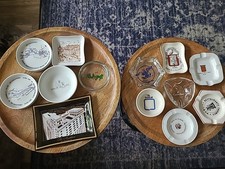 Lot 13 Vintage 5 Star Luxury Hotel Ashtray European Italy Germany France US 70s picture