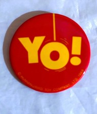 Vintage 1989 Hummingbird Toy Company YO-YO Promo Pinback Button Pin Rare NY YO picture